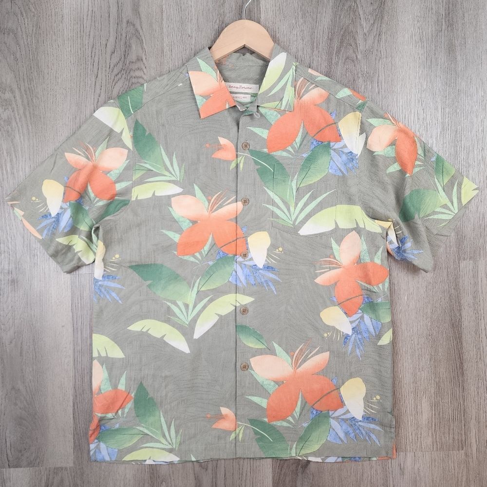 Tommy Bahama Original Fit 100% Silk size S
